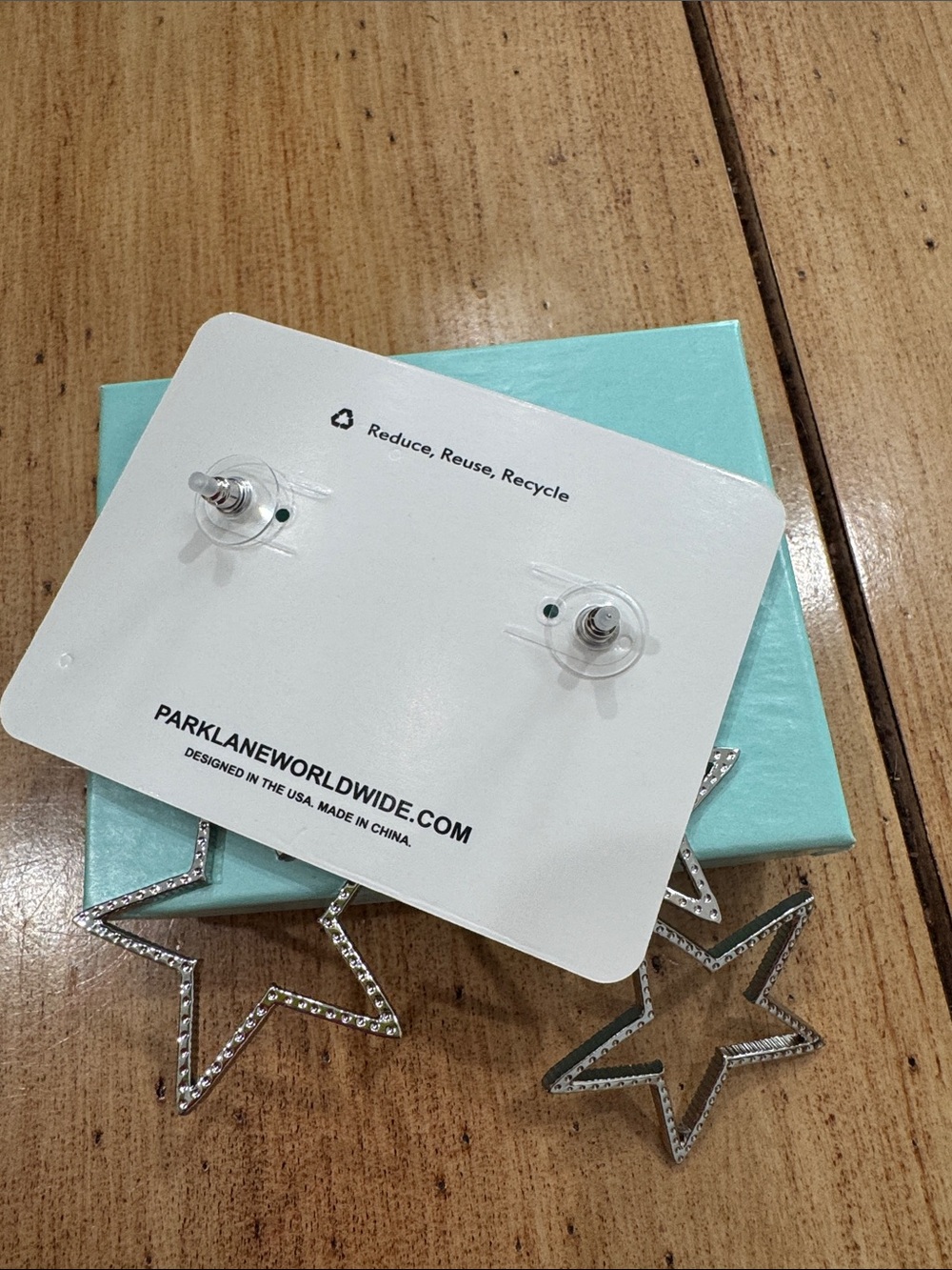 Park Lane Turquoise Gift Box with White Logo - Picture 3 of 3